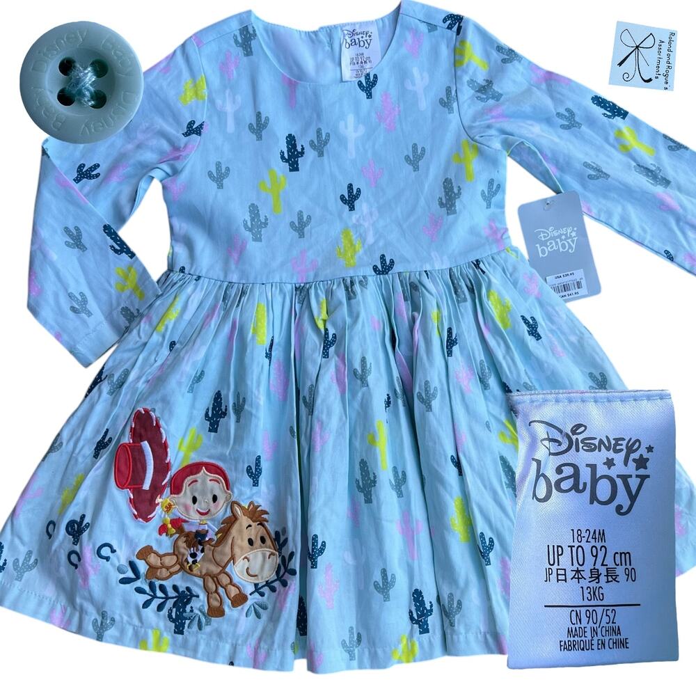 Disney Baby Pixar Toy Story Jessie and Bullseye Dress Baby Sz 18-24 Months NWT